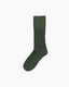 Vienna Viscose Ribbed Socks Green