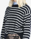 Striped Knit Navy