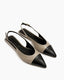 Pointy Slingback Duo Color