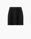 Black Ruffle Skirt