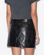 Anais Leather Style Mini Skirt